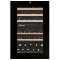 Винный шкаф Dunavox DXB-42.100DB.TO открытие нажатием, в колонну